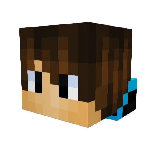 ProKiller42 Minecraft avatar head, 3D render