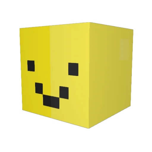 ProKubas Minecraft avatar head, 3D render