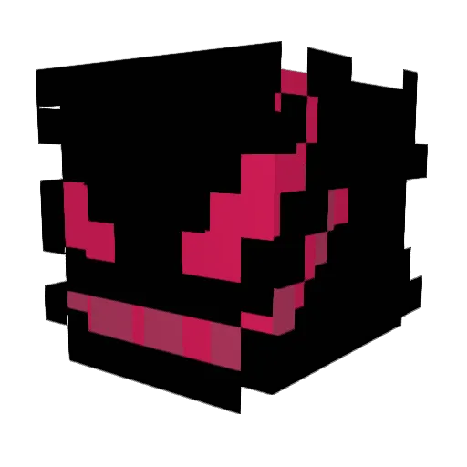 ProLyZ Minecraft avatar head, 3D render