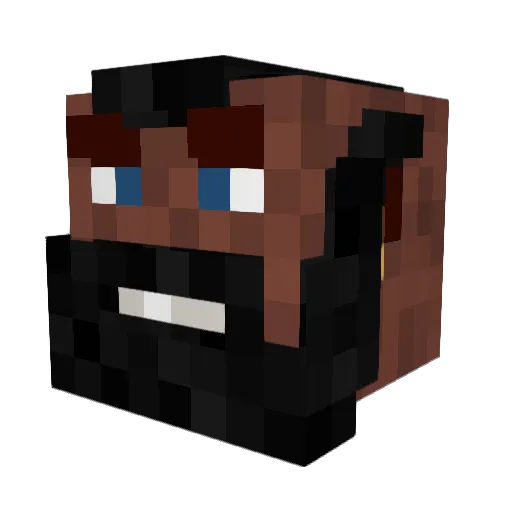 ProNoob09 Minecraft avatar head, 3D render