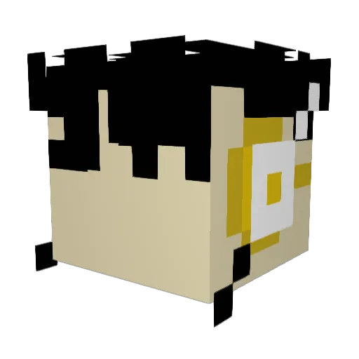 ProNoob2014 Minecraft avatar head, 3D render