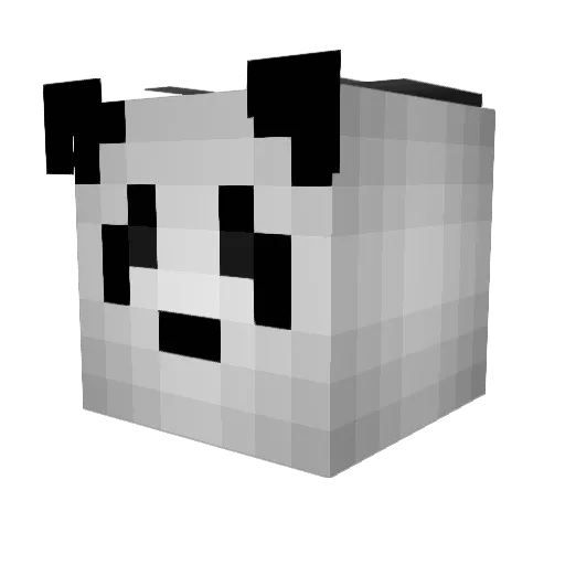 ProPasta2 Minecraft avatar head, 3D render