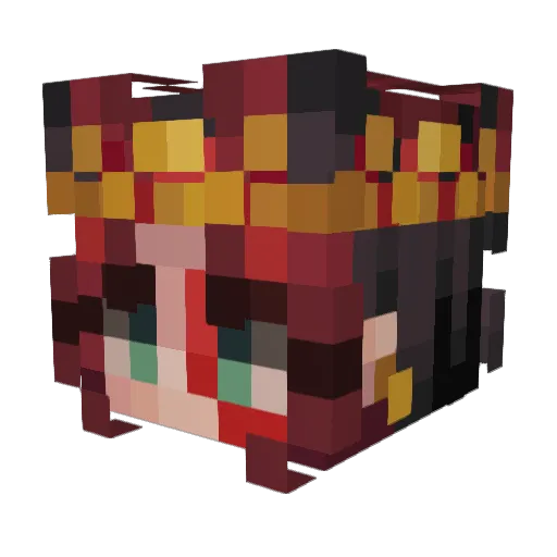 ProPreston Minecraft avatar head, 3D render