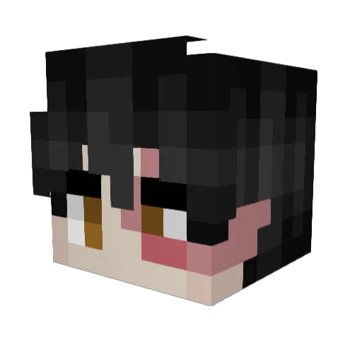 ProSandslash Minecraft avatar head, 3D render