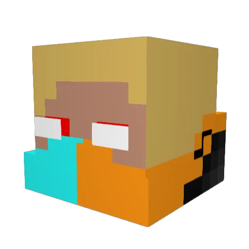 ProSmile525482 Minecraft avatar head, 3D render