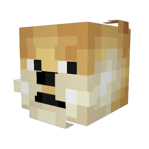 ProSniper300 Minecraft avatar head, 3D render