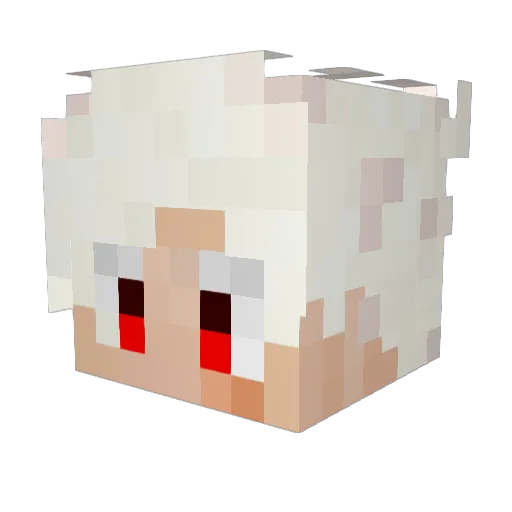 ProVideo Minecraft avatar head, 3D render