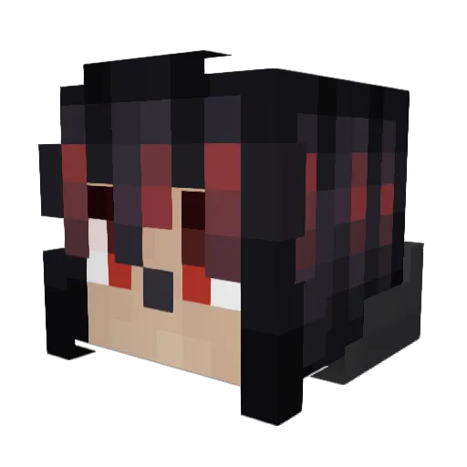 ProXy27 Minecraft avatar head, 3D render