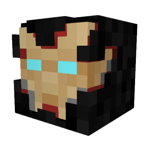 ProZachAttack7 Minecraft avatar head, 3D render