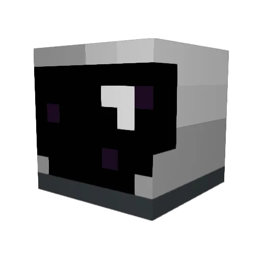Proadi Minecraft avatar head, 3D render