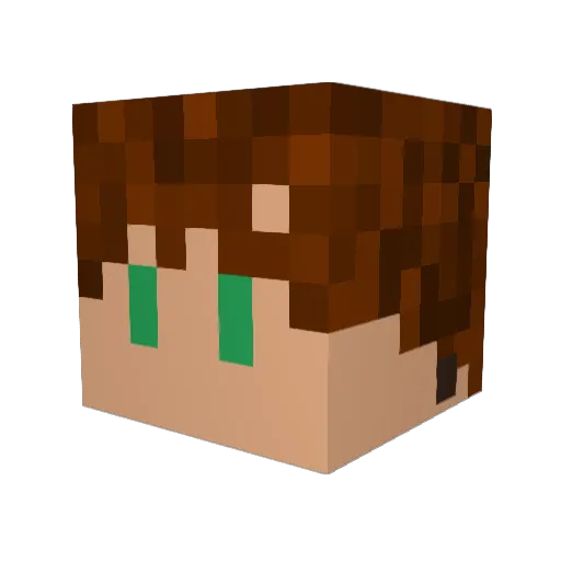 ProbablyTobias Minecraft avatar head, 3D render