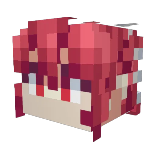 ProbeCCC Minecraft avatar head, 3D render