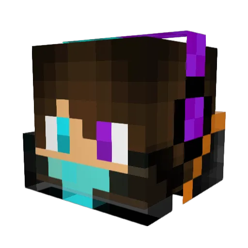 Problade083 Minecraft avatar head, 3D render