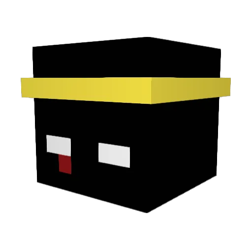 Probow08 Minecraft avatar head, 3D render