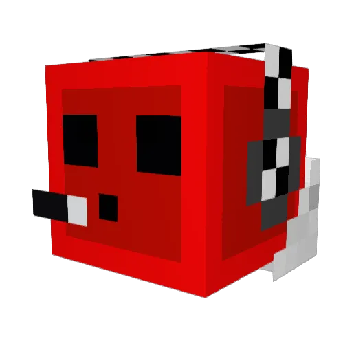 Probrokaden8 Minecraft avatar head, 3D render
