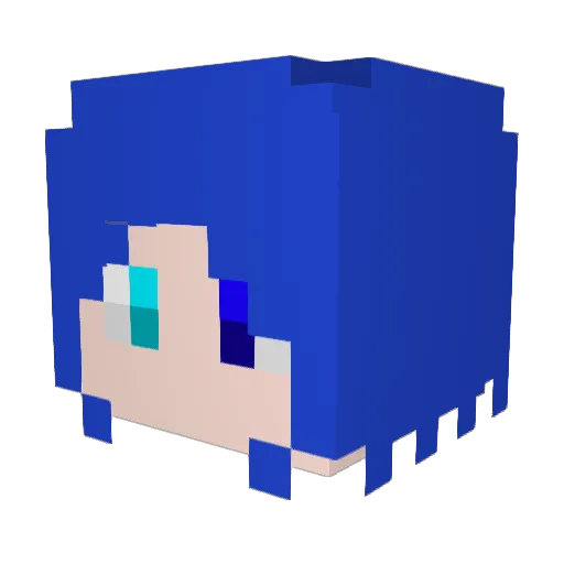 Prochi9696 Minecraft avatar head, 3D render