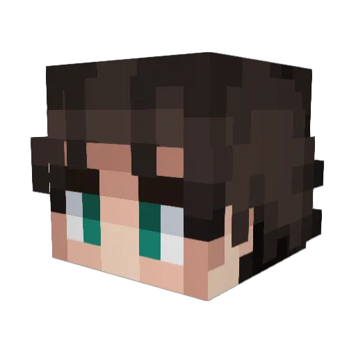 ProcopBR Minecraft avatar head, 3D render