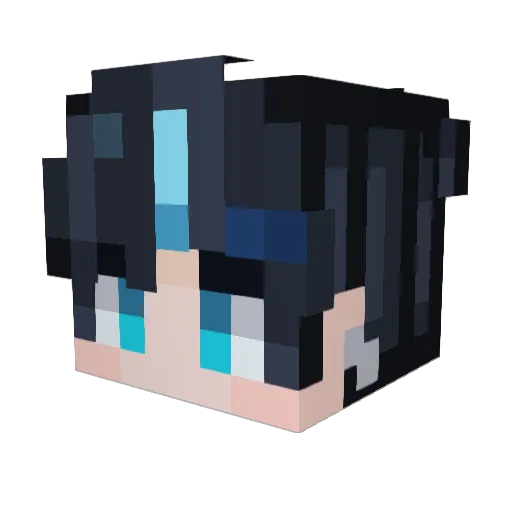 ProcopioPm Minecraft avatar head, 3D render
