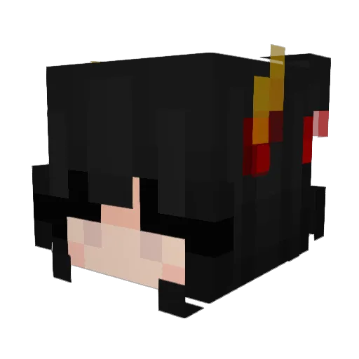Procurada Minecraft avatar head, 3D render