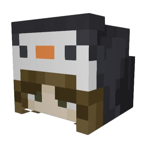 Procyon9243 Minecraft avatar head, 3D render