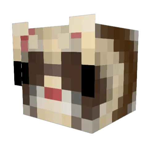 ProdigyEra Minecraft avatar head, 3D render
