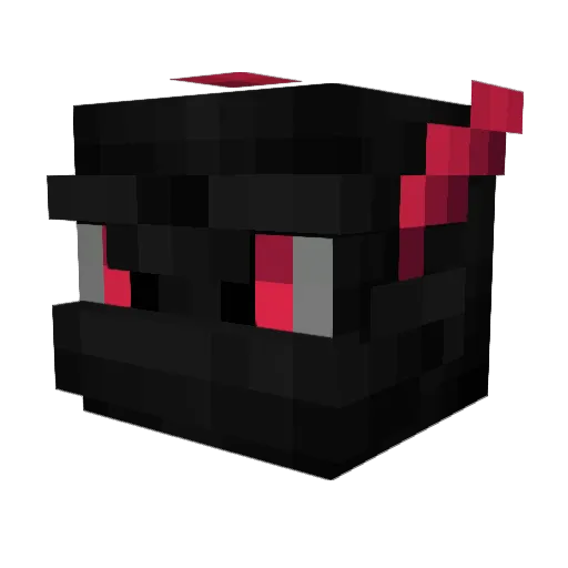 Prodij Minecraft avatar head, 3D render