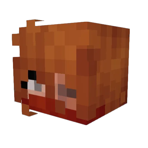 ProducZ3R0 Minecraft avatar head, 3D render
