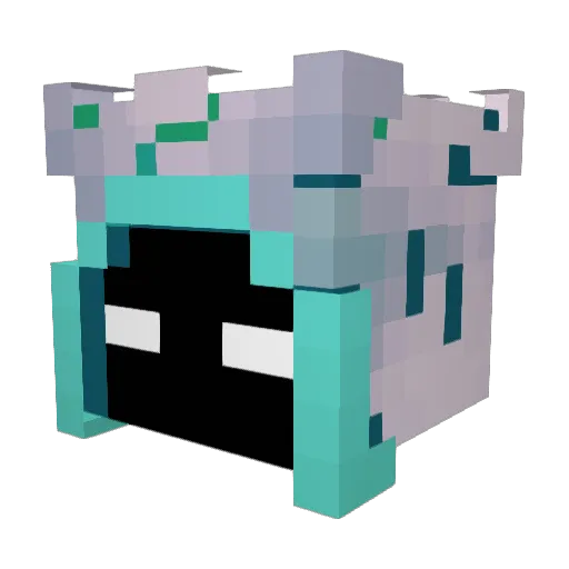 Produhh Minecraft avatar head, 3D render