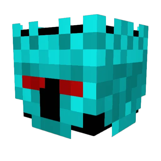 Produktfaun124 Minecraft avatar head, 3D render