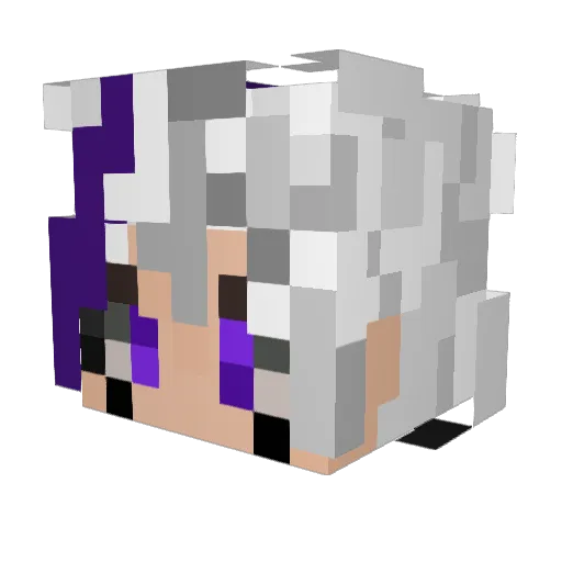 ProeXGameX Minecraft avatar head, 3D render