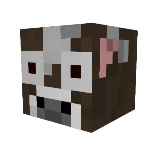 Proemmel Minecraft avatar head, 3D render