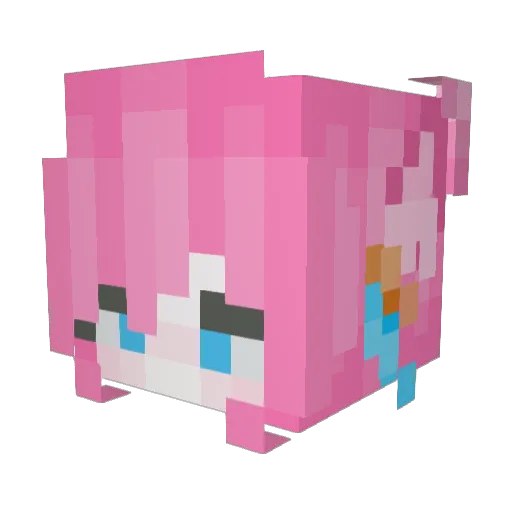 ProfDambleDore Minecraft avatar head, 3D render