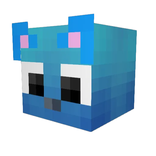 ProfMyst Minecraft avatar head, 3D render