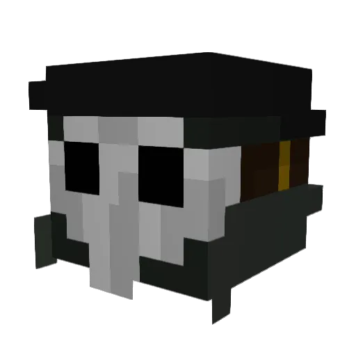 Prof_Dr_Dima Minecraft avatar head, 3D render