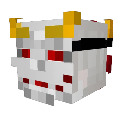 Profanador11 Minecraft avatar head, 3D render