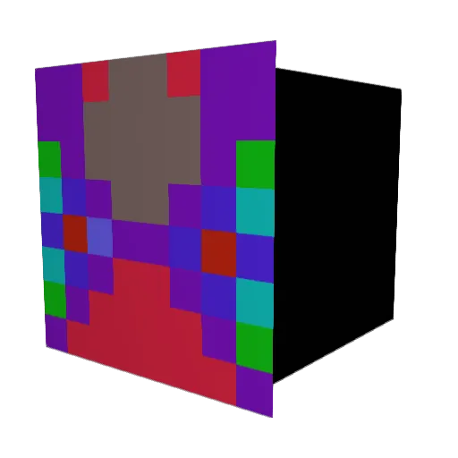 Profesorek10 Minecraft avatar head, 3D render