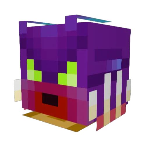 Profesorek1 Minecraft avatar head, 3D render