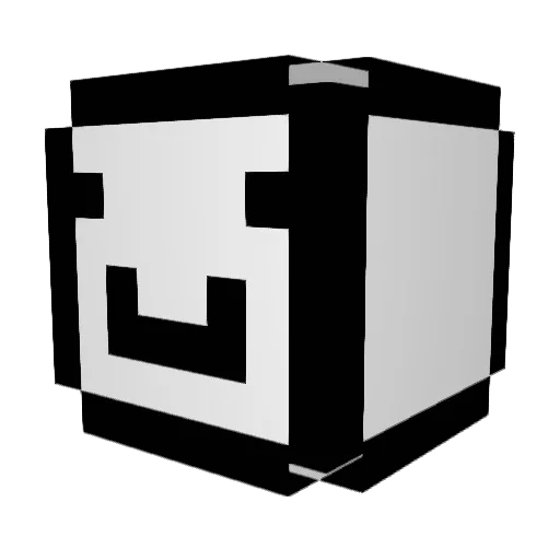 Profesorius Minecraft avatar head, 3D render