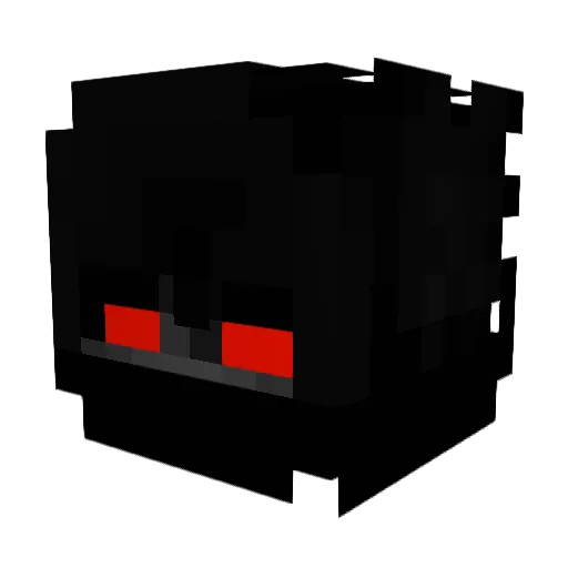 Professional_Raw Minecraft avatar head, 3D render