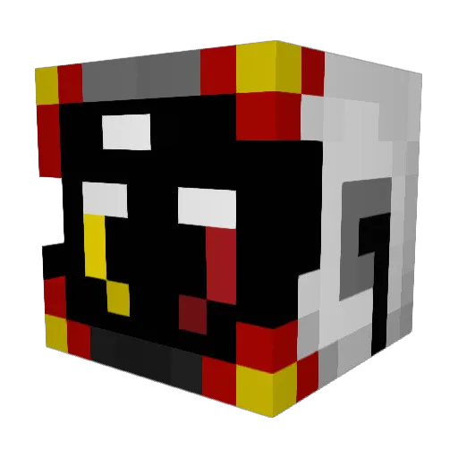 ProfessorBling Minecraft avatar head, 3D render