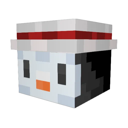 ProfessorBubbel Minecraft avatar head, 3D render