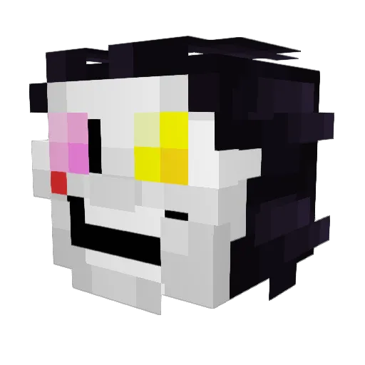 ProfessorDaan Minecraft avatar head, 3D render