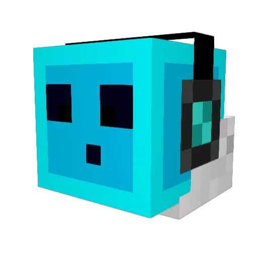ProfessorDaxt Minecraft avatar head, 3D render
