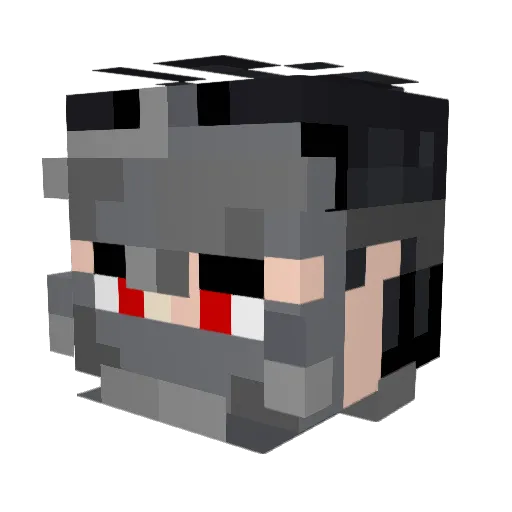 ProfessorJ Minecraft avatar head, 3D render