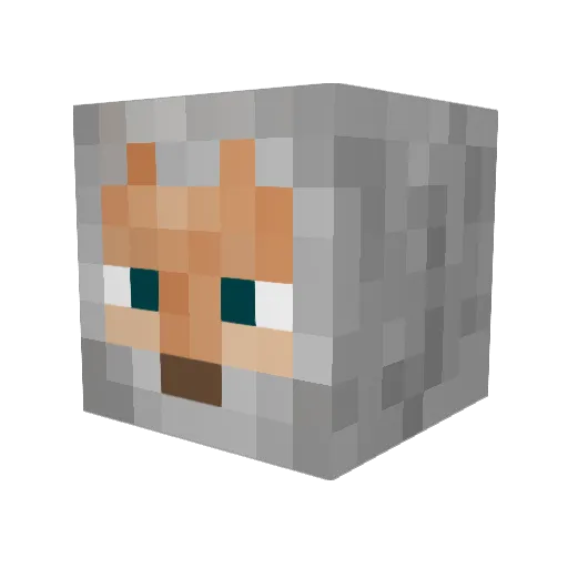 ProfessorMagerus Minecraft avatar head, 3D render