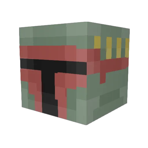ProfessorN01 Minecraft avatar head, 3D render