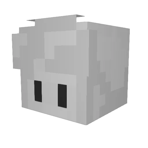 ProfessorP0tato Minecraft avatar head, 3D render