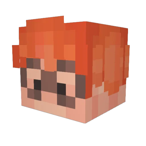 ProfessorTreHo Minecraft avatar head, 3D render