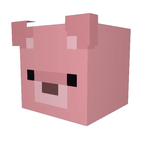 ProfessorWubz Minecraft avatar head, 3D render