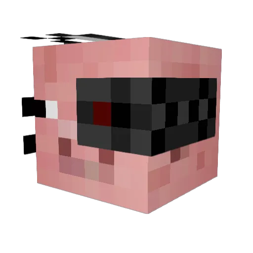 Professor_Bacon1 Minecraft avatar head, 3D render